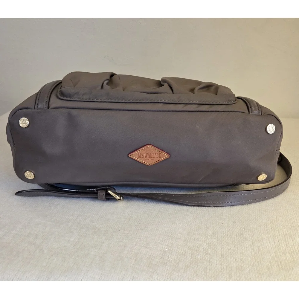 MZ Wallace Taupe Small Nikki Bedford Satchel Tote‎ Hand Bag